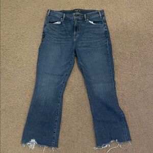 Abercrombie & Fitch Dark Blue Flare Jeans